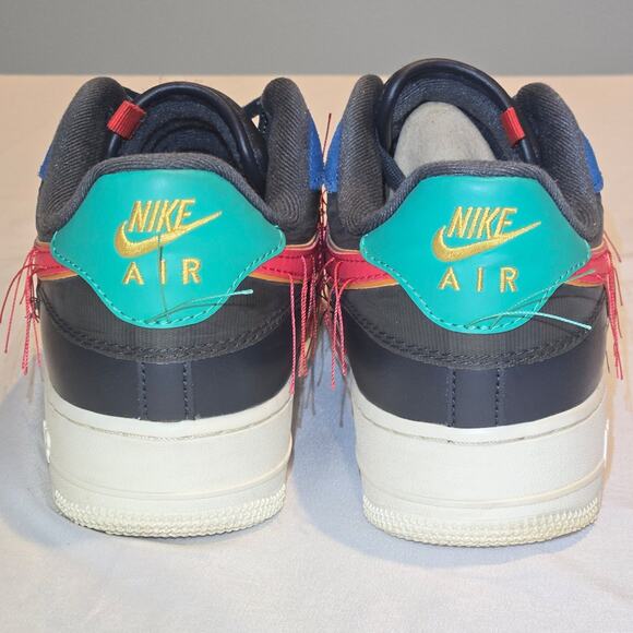 Men\'s Nike Air Force 1 Low BHM Black History Month Size 9 CT5534-001 Good Cond. main image 9